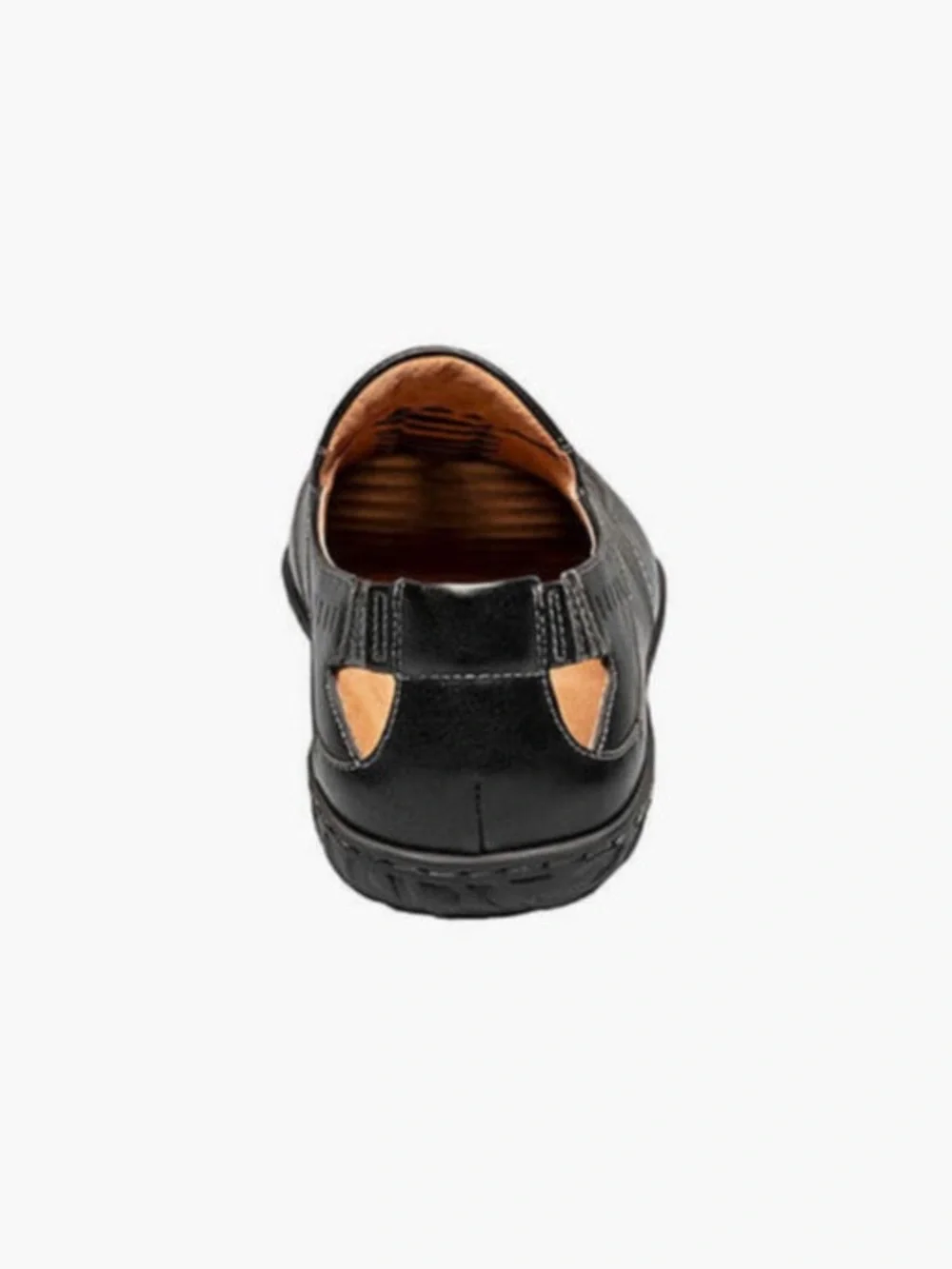 Stacy Adams Men's Black Woven Slip-On Loafers